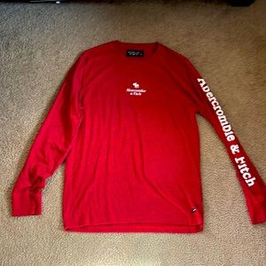 Men’s long sleeve tee new without tag.Abercrombie & fitch